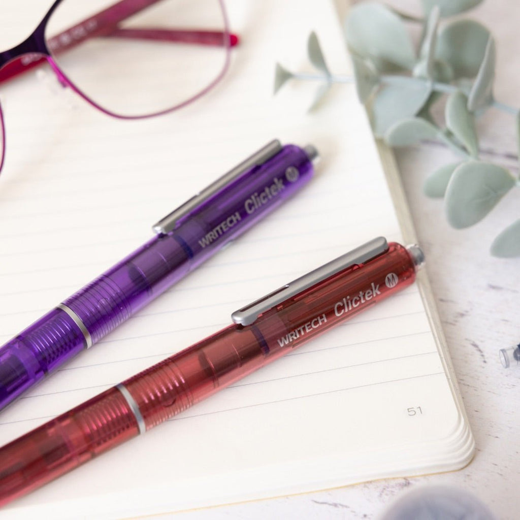 Clictek Retractable Fountain Pens - Writech