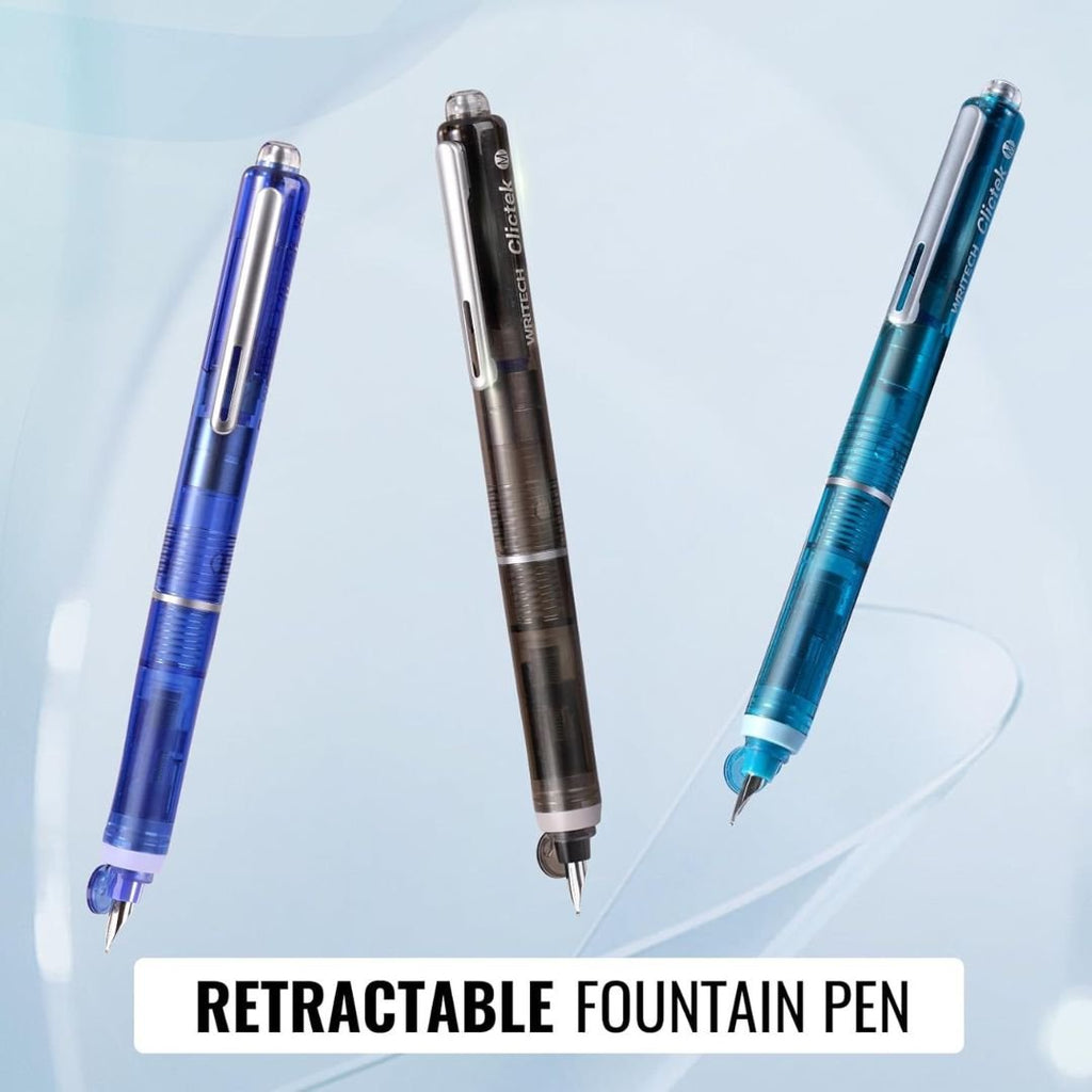 Clictek Retractable Fountain Pens - Writech