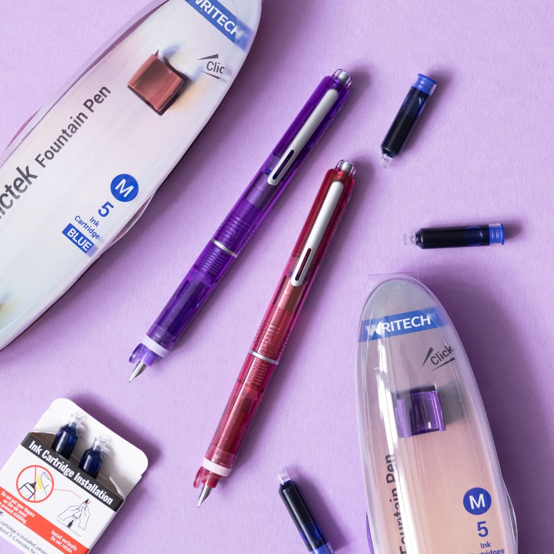 Clictek Retractable Fountain Pens - Writech