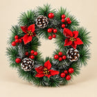 Poinsettia Christmas Wreath — Beige studio