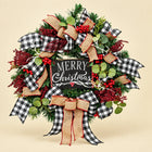 Rustic Christmas Wreath — Beige studio