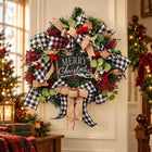 Rustic Christmas Wreath — Holiday styling