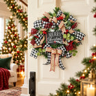 Rustic Christmas Wreath — Christmas room styling