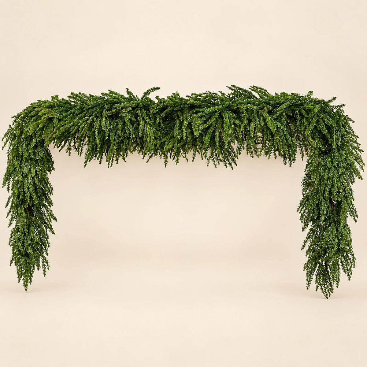 Norfolk Pine Garland — Beige studio