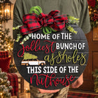 Jolliest Bunch Christmas Door Sign — Holiday styling