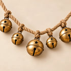 Antique Gold Jingle Bell Garland — Alternate view