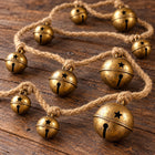 Antique Gold Jingle Bell Garland — Close-up details
