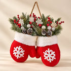 Christmas Mitten Wreath — Alternate view