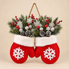 Christmas Mitten Wreath — Beige studio
