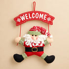 Santa Welcome Door Hanger — Beige studio