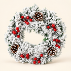 Poinsettia & Pinecone Wreath — Ordinary Snow White