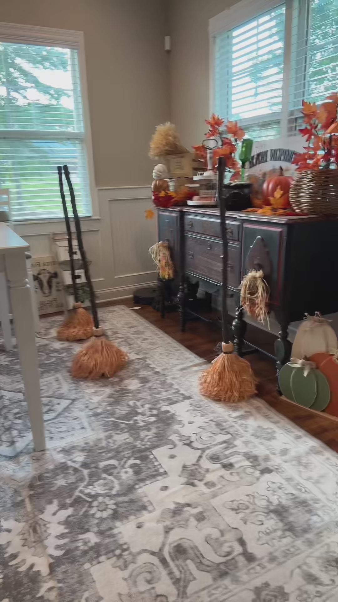Dancing Witch Broom Haunted By Ghosts